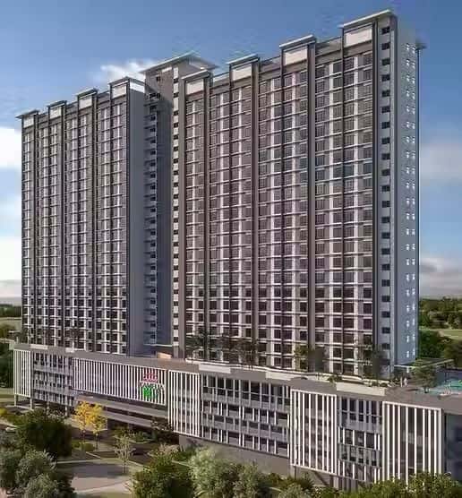 RSKU Kamelia Sri Damansara apartment tower above a retail podium