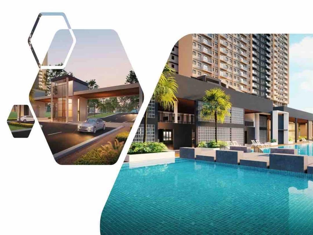 RSKU Serasi Eco Majestic Semenyih entrance, swimming pool and apartment facilities