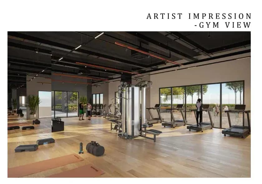 RUMAWIP Bandar Sri Permaisuri gym with treadmills, weights and exercise equipment