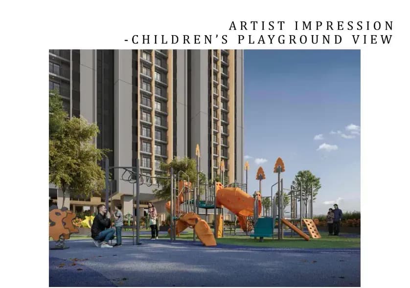 RUMAWIP Bandar Sri Permaisuri children's playground beside the apartment towers