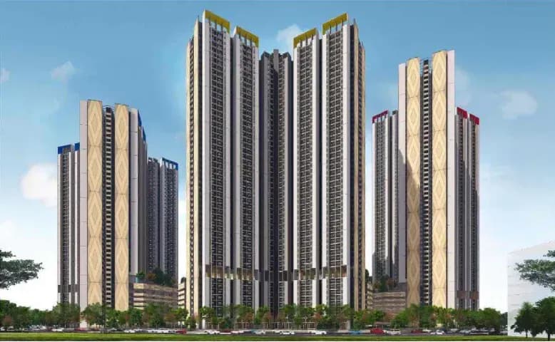 RUMAWIP Bandar Sri Permaisuri residential towers with patterned facade panels