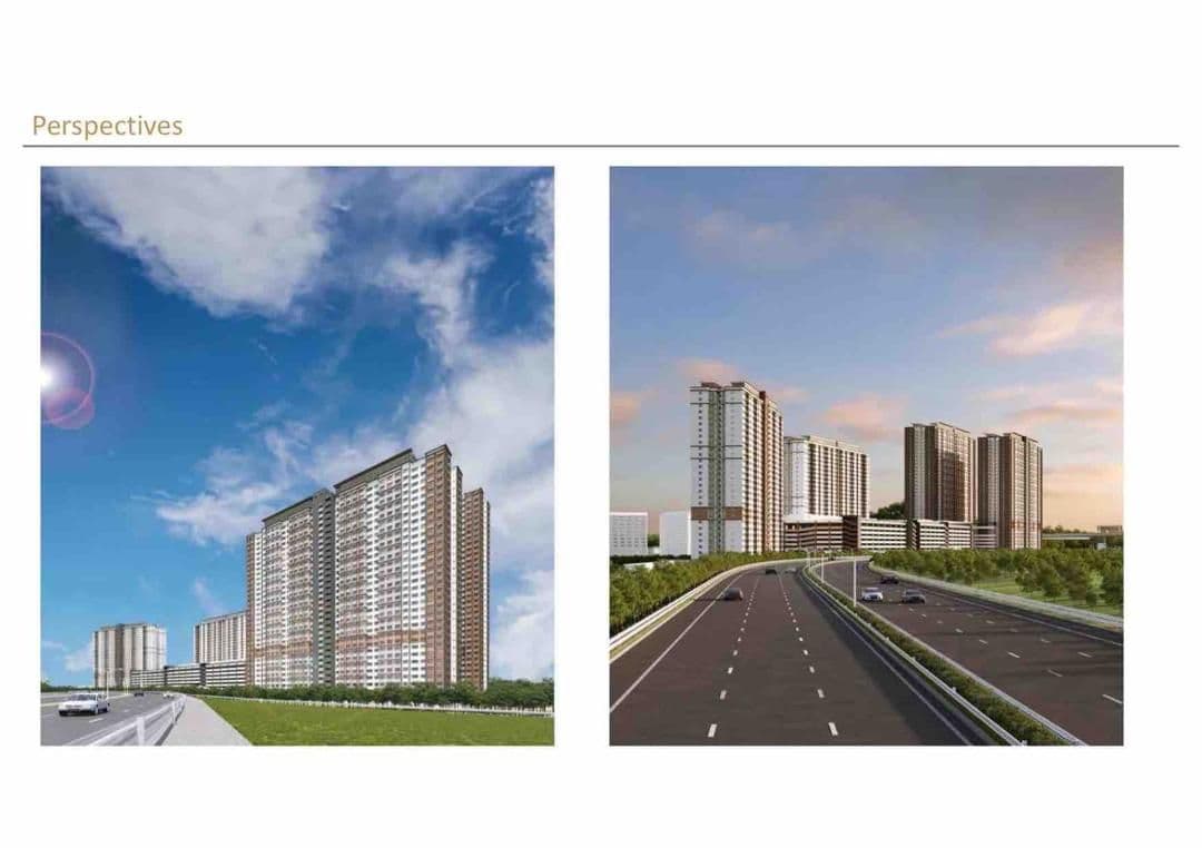 RUMAWIP Residensi Sentral Putrajaya residential blocks viewed from the surrounding roads